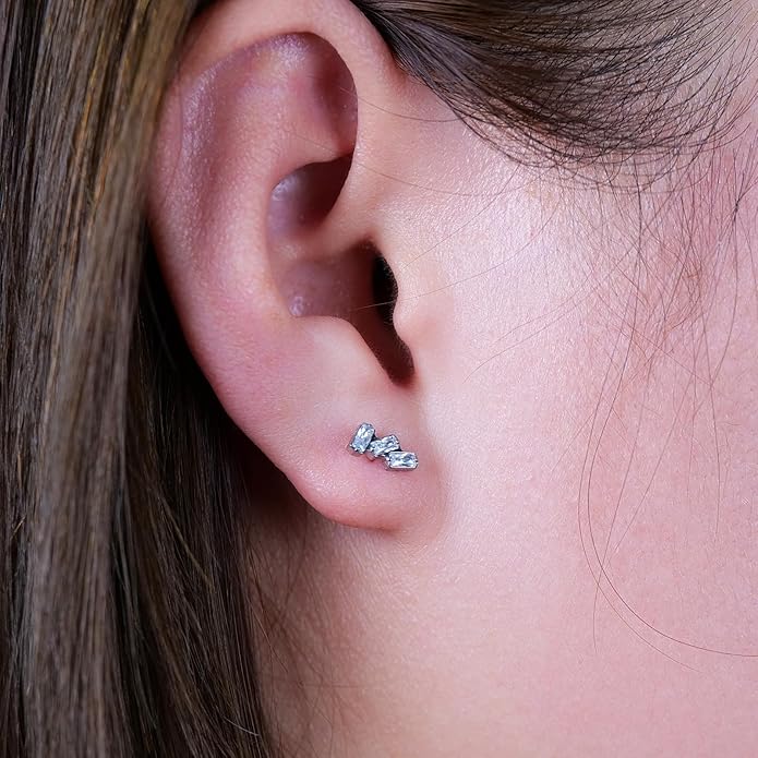 Limerencia G23 Pure Titanium Hypoallergenic Earrings | F136 Implant Grade Titanium Jewelry for Sensitive Ears