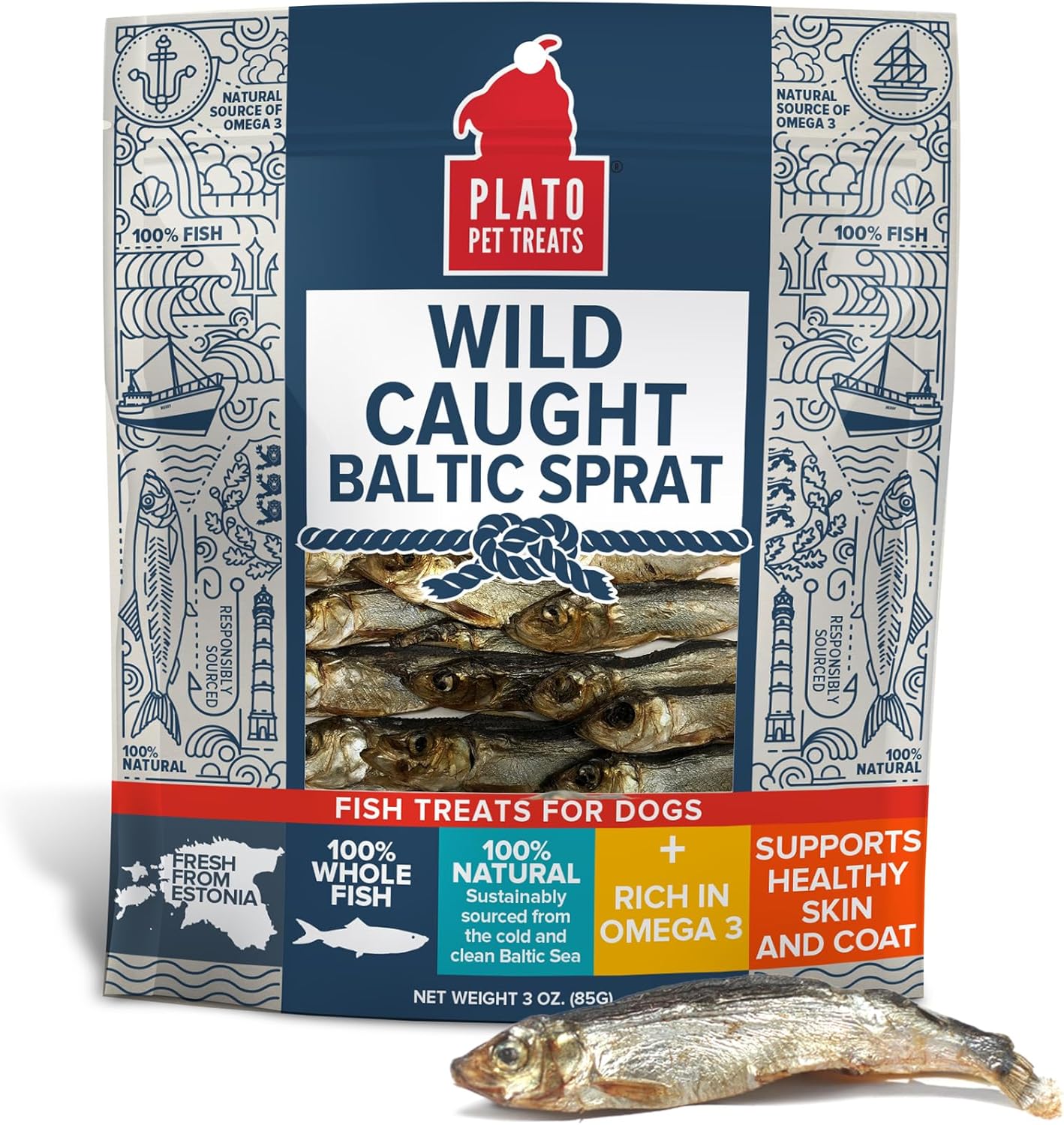 Plato Baltic Sprat 3oz