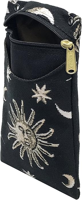 Danny K. Women's Tapestry Crossbody Cell Phone or Passport Purse, Handmade in USA