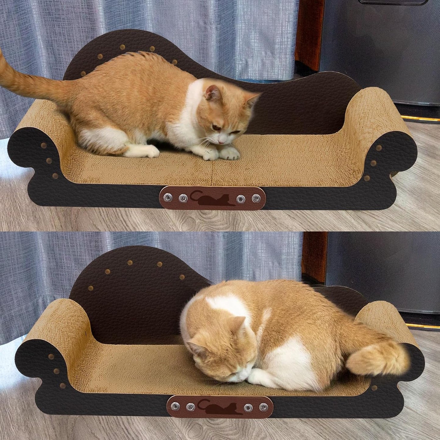 Cat Scratcher Couch Cat Scratching Bed Large Cat Scratcher Bed Cat Lounge Bed Scratching Pad for Indoor Cats