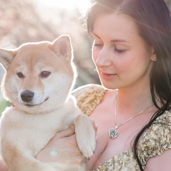 Picture Locket Necklace for Women Men Rose 14K Real Gold 925 Sterling Silver Jewelry Heart Locket Necklace that Holds Pictures Tree of Life Viking Wolf Celtic Knot St Christopher St Michael Pendant