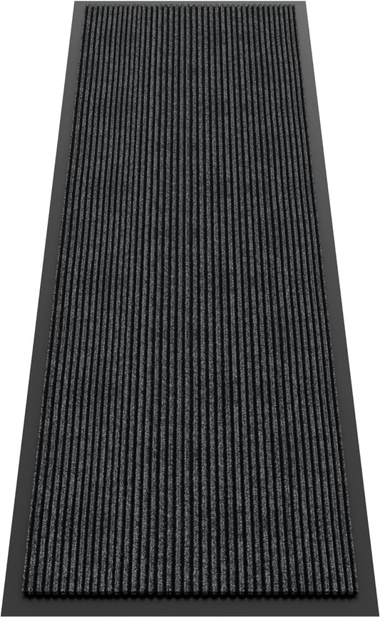 Front Door Mat, 10' x 3' Commercial Floor Mat, Heavy Duty Welcome Mat, Rubber Backing Non Slip Doormat for Entryway