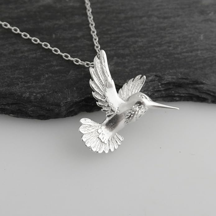 FashionJunkie4Life Sterling Silver Bird Pendant Necklaces for Women