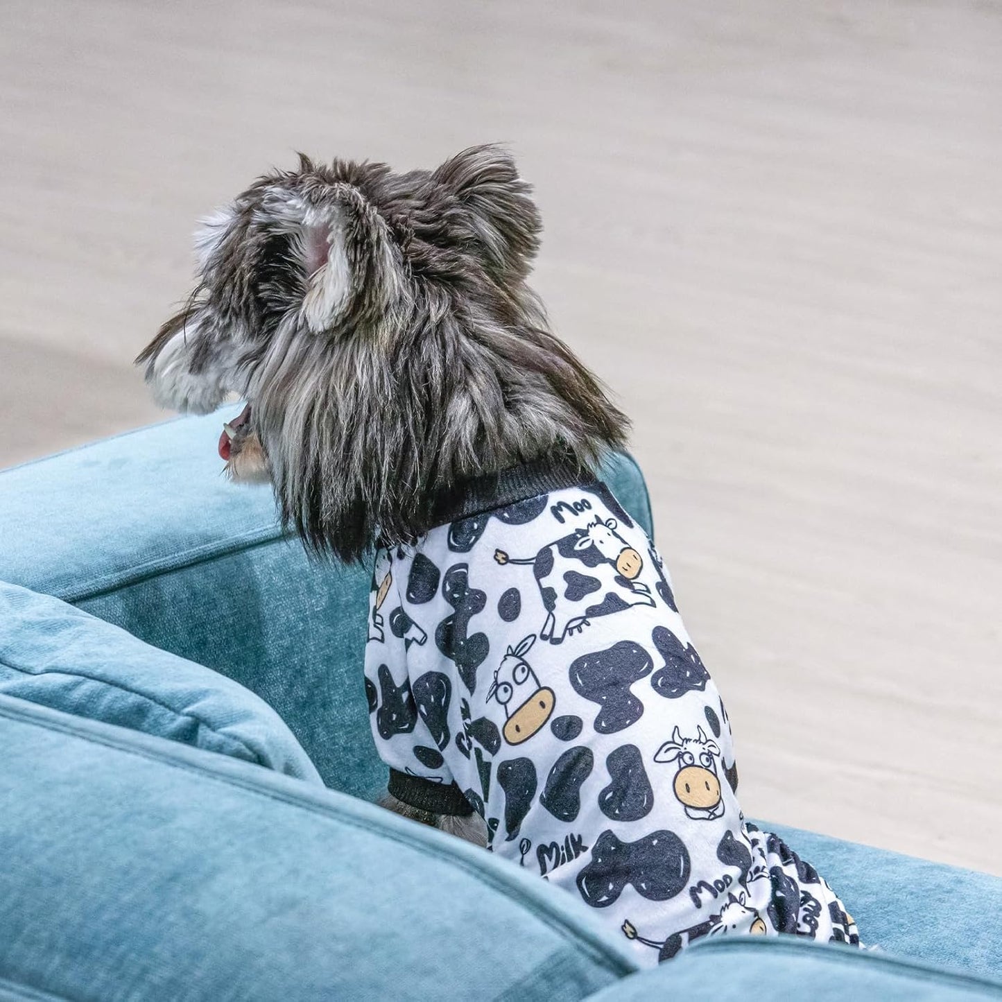 CuteBone Dog Halloween Pajamas Puppy Onesies Small Dogs Soft Pjs Coat Cat Apparel Comfy Pet Christmas Clothes Outfit Doggie Bodysuit P281XL