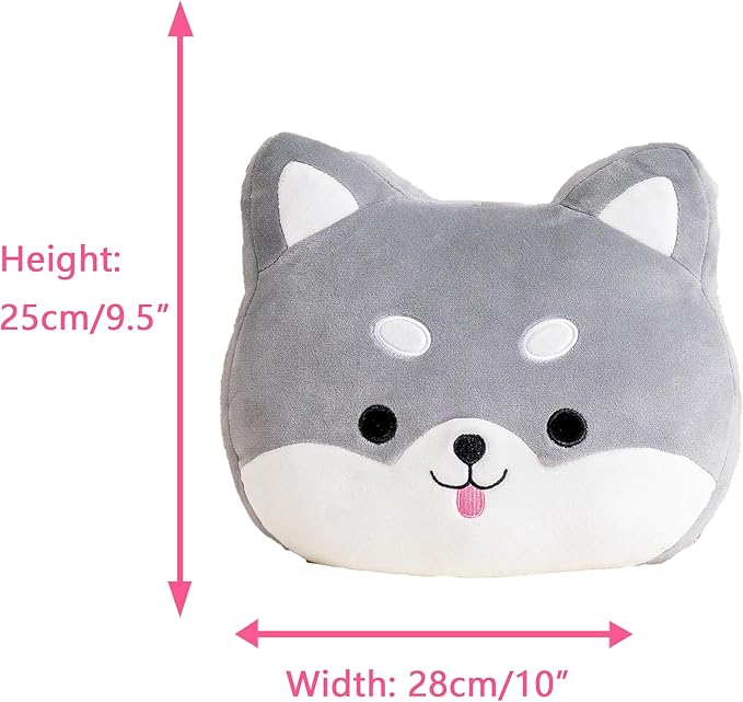 Lazada Kids Pillow Plush Husky Pillow Plush Pillows Toy Soft Gift Baby Girl Gifts 10 Inches…