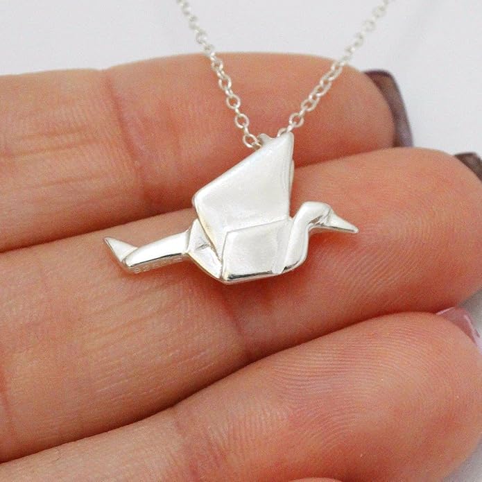 FashionJunkie4Life Dainty Origami Animal Pendant Necklaces