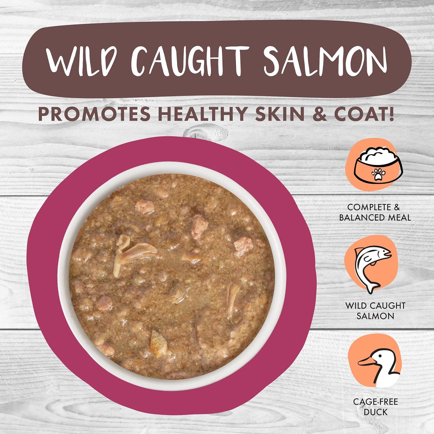 Weruva Classic Cat Stews!, Stewlander with Duck & Salmon in Gravy, 5.5oz Can (Pack of 8)