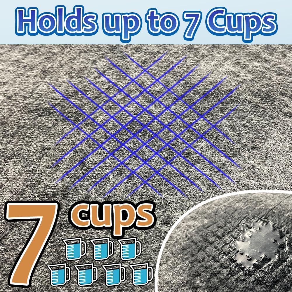 Charcoal Dog Pee Pads Extra Large 28“x34”, Puppy Pads XL 30 Count, Potty Pads for Dogs, Disposable Urine Bed Pads for Odor-Control, X-Large Piddle Underpads, Training Liners for Housebreaking