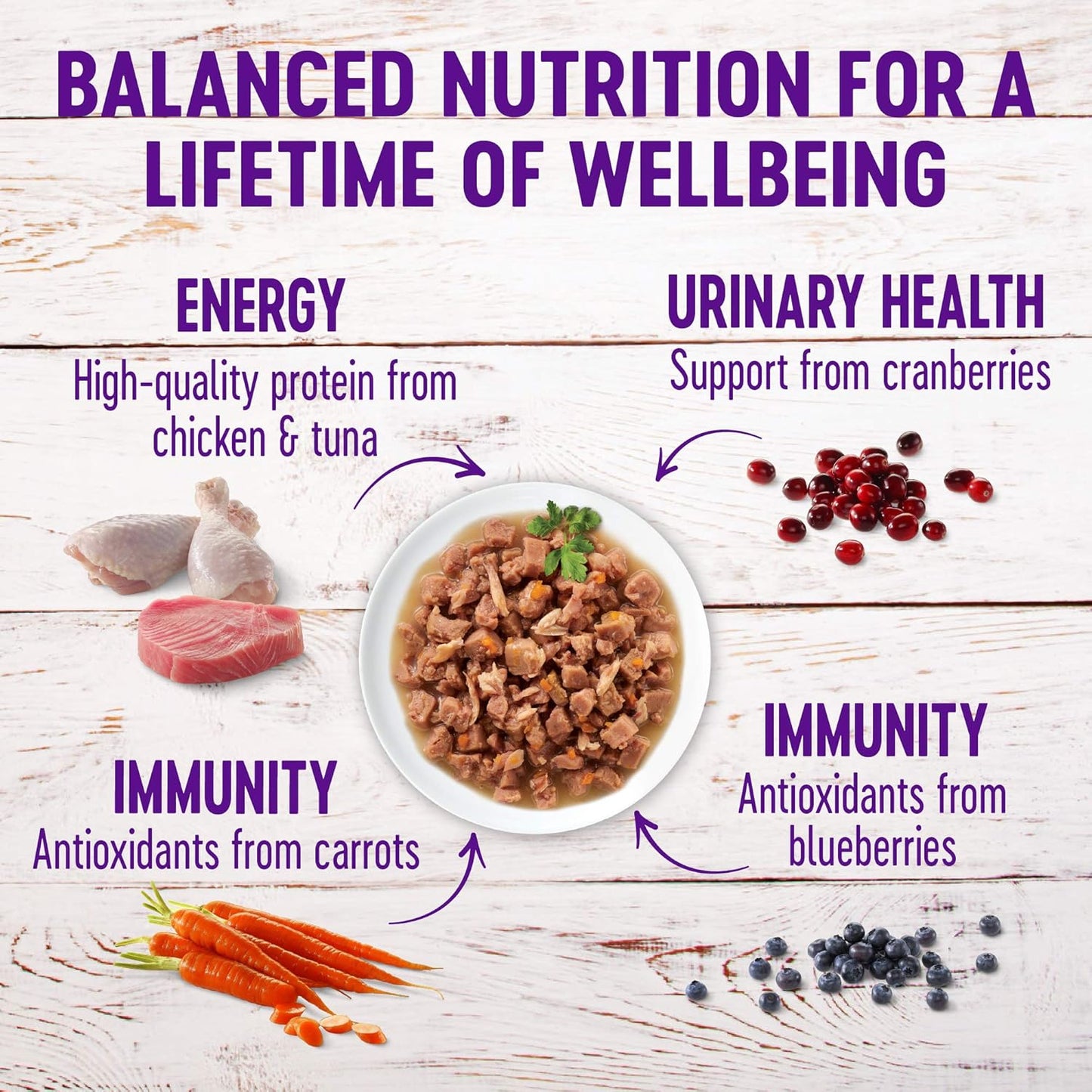 Wellness Healthy Indulgence Morsels Adult Wet Cat Food, Natural, Protein-Rich, Grain-Free, 3 Ounce Pouch, 8 Pack, (Morsels Variety Pack)