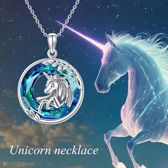 MONGAS Fairy/Airplane/Cello/Dog Cat/Unicorn Necklace Sterling Silver Fairy/Airplane/Cello/Dog Cat/Unicorn Jewelry for Women