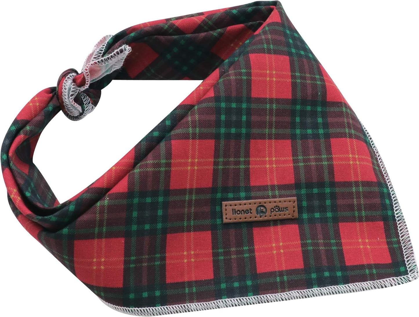 Lionet Paws Dog Bandana for Small Medium Large Dogs, Cat Dogs Kerchief Triangle Bibs Scarf for Girl or Boy