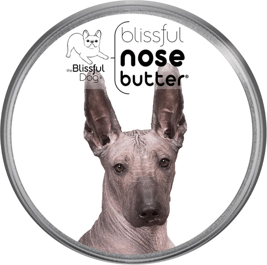 The Blissful Dog Xoloitzcuintli Nose Butter for Dry, Cracked Skin, Lick-Safe Dog Nose Balm with Moisturizing Shea Butter, Almond, Olive, and Essential Oils, Pet Supplies, Uncented, 2 oz.