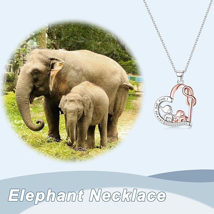 Penguin/Elephant/Frog Mushroom/Cat/Fox/Highland Cow/Axolotl/Yorkie Necklace Jewelry for Women Birthday Christmas Gifts