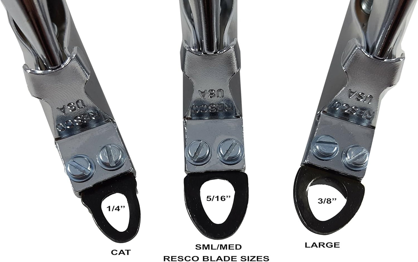 Resco Original Deluxe Dog, Cat, and Pet Nail/Claw Clippers. Best USA-Made Trimmer, More Colors & Sizes, Small/Medium, Chrome