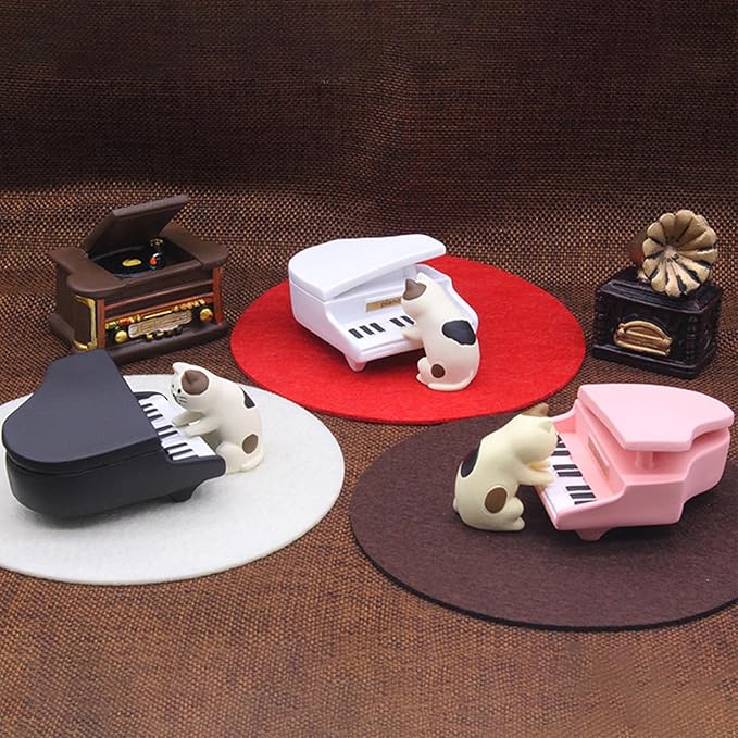 Cat Figurines Miniature Cat Figurines Cat Gifts for Cat Lovers Office Table Decor