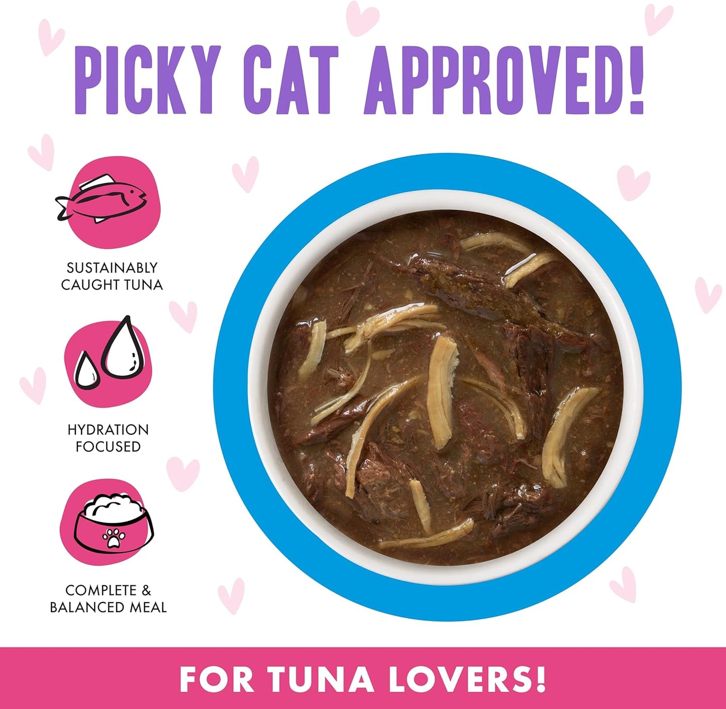 Weruva B.F.F. OMG - Best Feline Friend Oh My Gravy! Tuna & Chicken Charm Me with Tuna & Chicken in Gravy Cat Food, 3oz Pouch (Pack of 12)