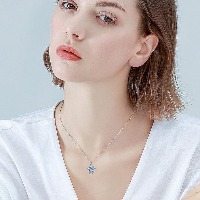 Cow/Dinosaur/Giraffe/Fox/Monkey/Frog/Lion Pendant Necklaces for Girls 925 Sterling Silver Cute Animal Necklace Gift for Women Birthday Gift for Daughter/Niece/Granddaughter