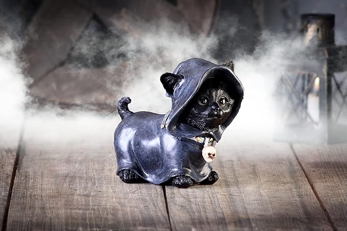 Nemesis Now Reapers Kitty 15.5cm, Black