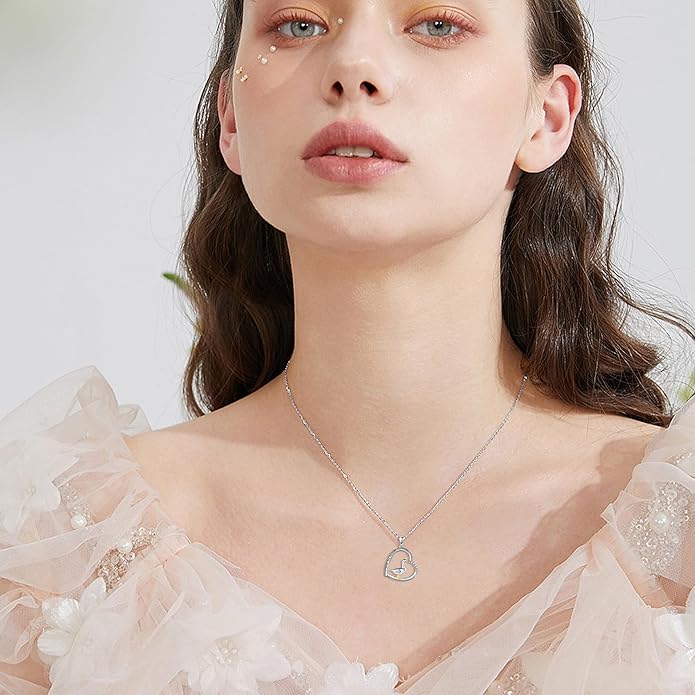 MONGAS Penguins/Guinea Pig/Pig/Fox/Corgi/Frog/Bunny/Koala8/Cow/French Bulldog Necklaces Penguin Gifts 925 Sterling Silver Hugging Penguins Cute Animal Jewelry for Women Sister