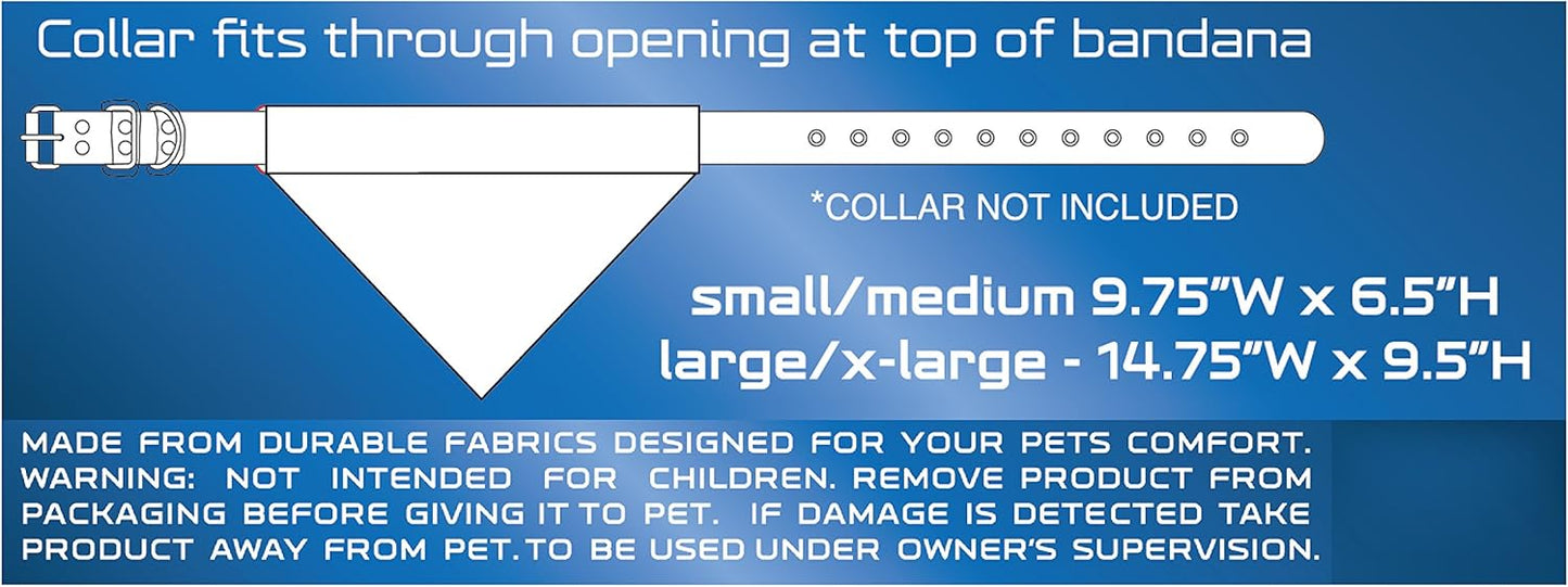 Pets First Collegiate Pet Accessories, Reversible Bandana, Georgia Bulldogs, Large/X-Large,Red/White