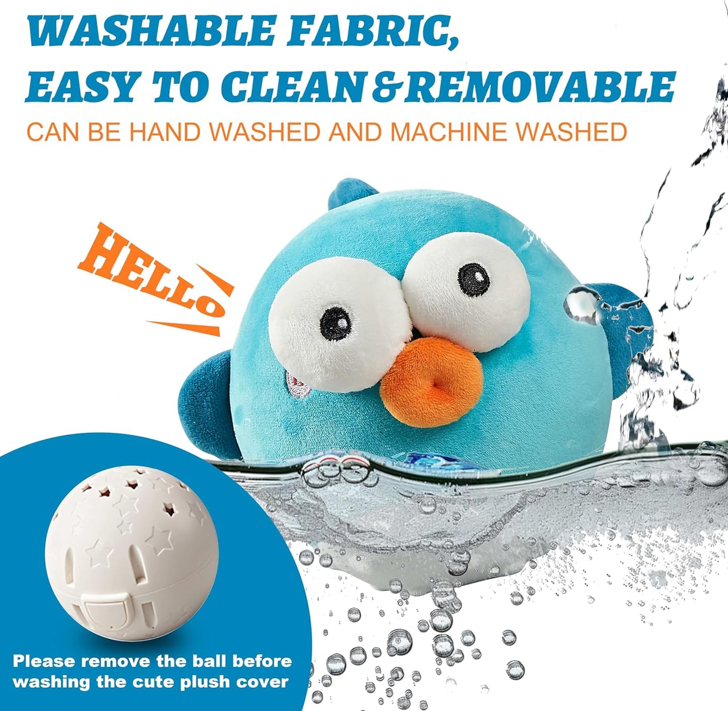 Dog Toys,Rechargeable Crinkle Chew Interactive Squeaky Toy with Jumping Music Moving Ball for Small Medium Large Breed Puppy Toys to Keep Pets Busy (Puffer)