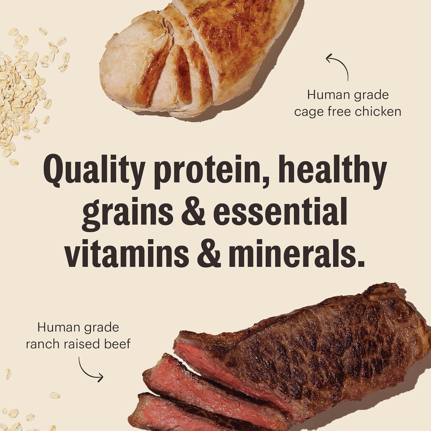 The Honest Kitchen Essential Clusters Dog Whole Grain Beef & Chicken 5 lb Bag