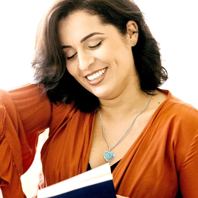 Picture Locket Necklace for Women Men Rose 14K Real Gold 925 Sterling Silver Jewelry Heart Locket Necklace that Holds Pictures Tree of Life Viking Wolf Celtic Knot St Christopher St Michael Pendant