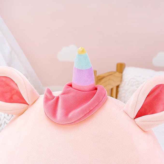 Lazada Stuffed Unicorn Plush Kids Pillow Toys Gift for Toddler for Girls Pink 15 Inches
