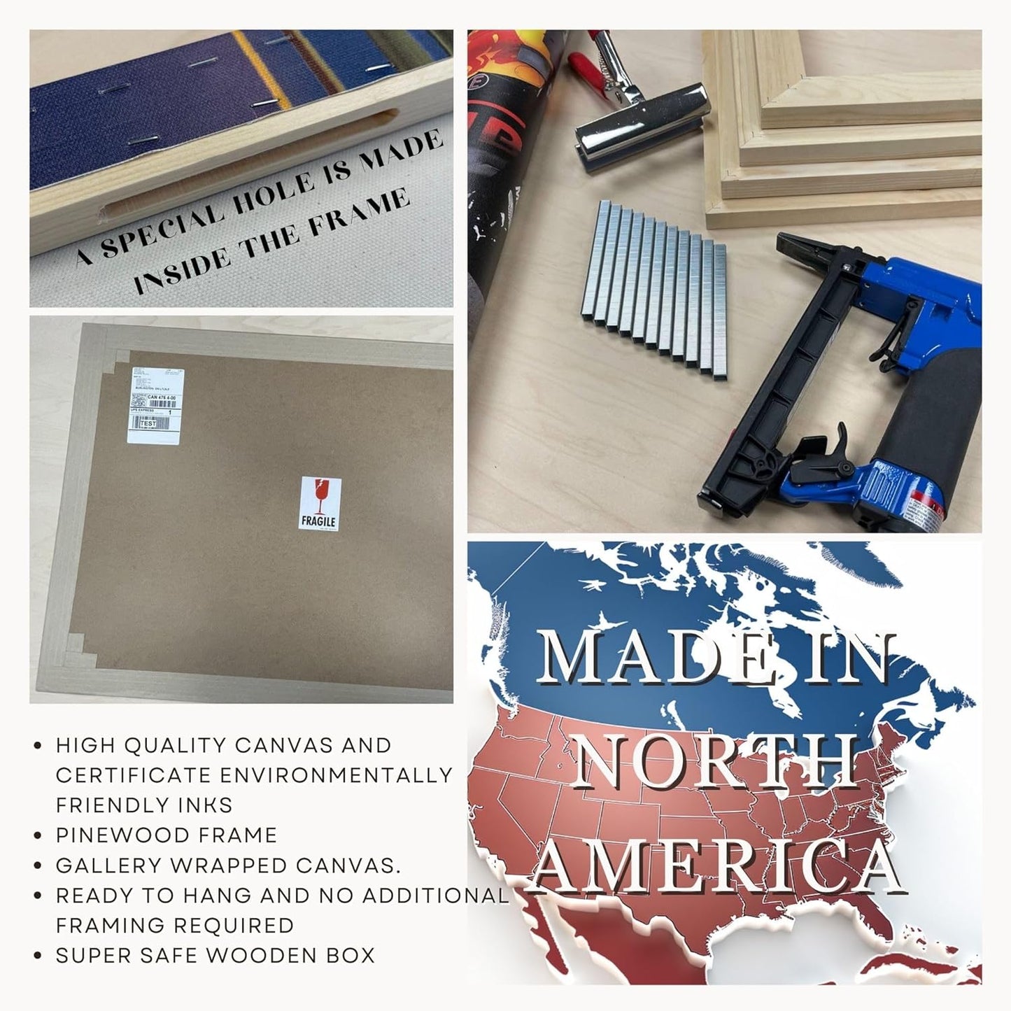 Nature Wall Art Prints - Ocean Forest Mountain Lake Canvas Landscapes - Small to Extra Large Living Room Bedroom Kitchen Bathroom Décor (Ski Lift on Snowy Mountain, 31L" x 47W" - 3 Panels)