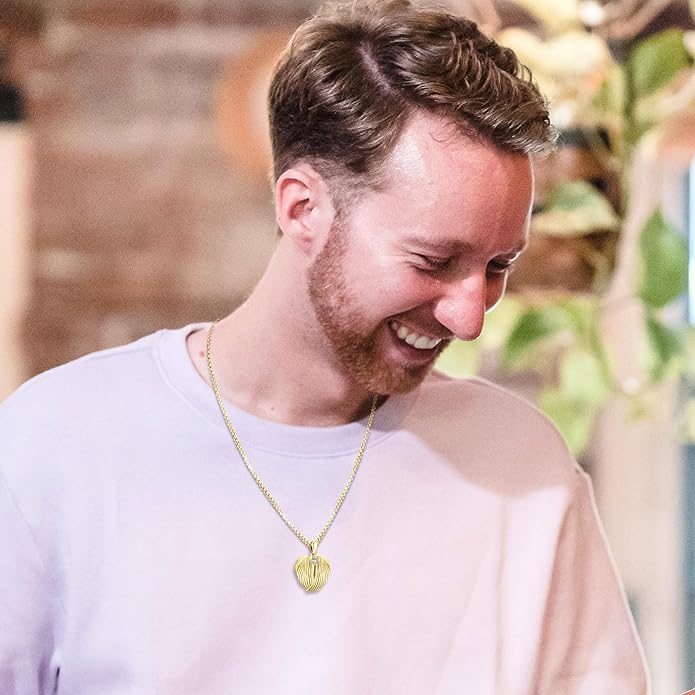 Picture Locket Necklace for Women Men Rose 14K Real Gold 925 Sterling Silver Jewelry Heart Locket Necklace that Holds Pictures Tree of Life Viking Wolf Celtic Knot St Christopher St Michael Pendant