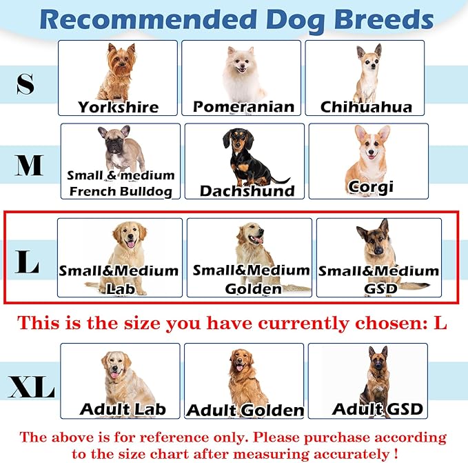 Hard & Heavy Plastic Dog Cone Collar Alternative for Lab Golden GSD (Small&Medium Sized),Pet Neck Head Protective Cone Anti-Lick, Adjustable Elizabethan Recovery Collar Cone of Shame for Healing