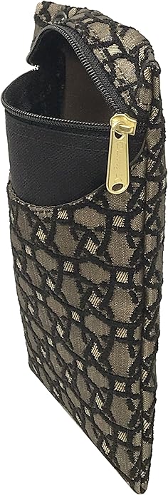Danny K. Women's Tapestry Crossbody Cell Phone or Passport Purse, Handmade in USA