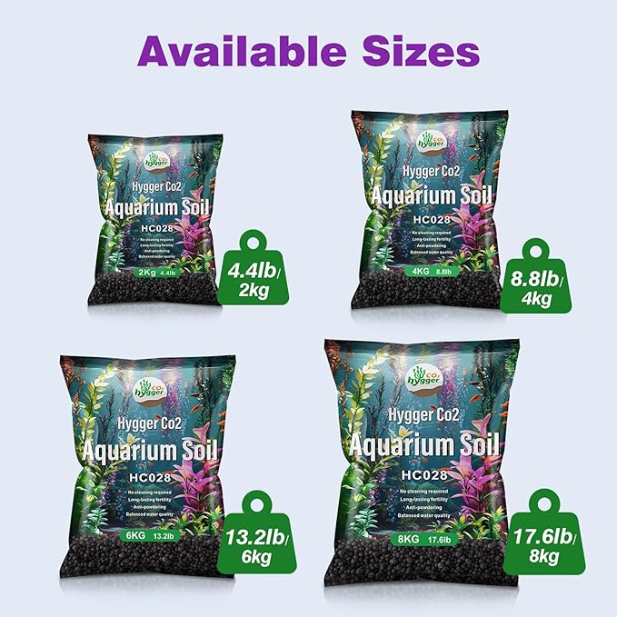 Upgraded Aquarium Soil Water Grass Mud, Ideal for Fish Tank Aquascaping Aquarium Substrate Soil for Plants and Shrimps, No Need to Wash (13.2 Pounds)