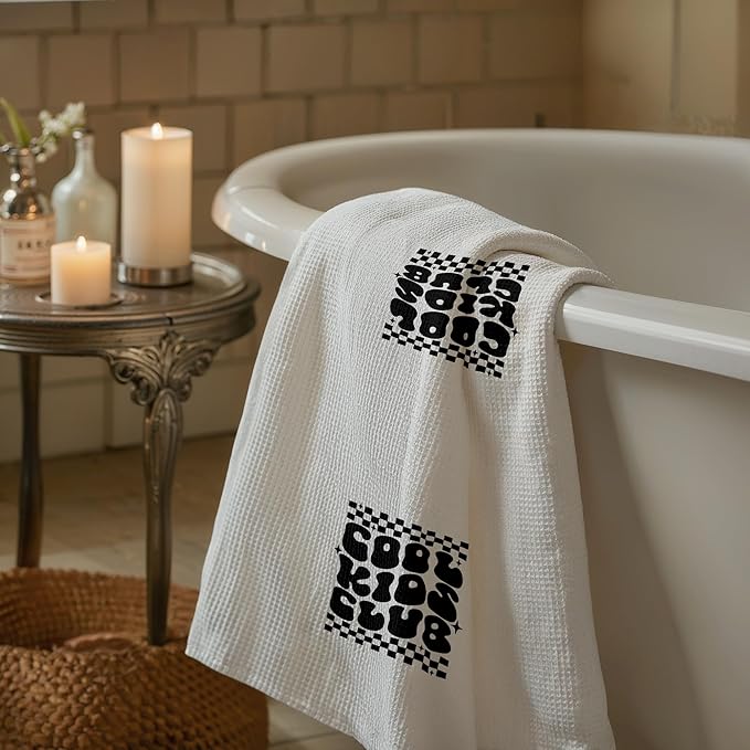 Cool Kids Club Kitchen Towels, Cool Kids Club Bathroom Decor Towels, Cool Club Gifts for Boys and Girls, 16x24 Inch