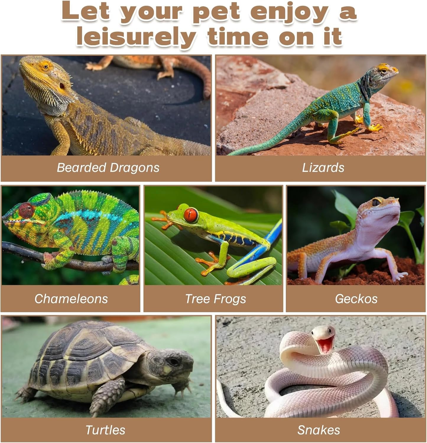 kathson Bearded Dragon Hammock, Natural Seagrass Reptile Hammock, Reptile Lounger Bearded Dragon Tank Accessories for Chameleons, Lizards, Geckos, Snakes, Lguana Reptiles, Geckos (29.52 x 7.08 inches)