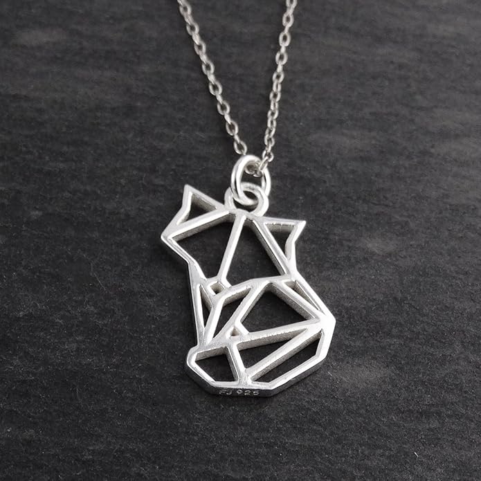 FashionJunkie4Life Dainty Origami Animal Pendant Necklaces