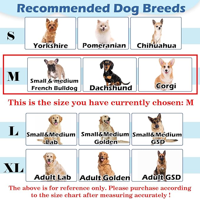 Hard & Heavy Plastic Dog Cone Collar Alternative for Medium Dogs (French Bulldog Dachshund),Pet Neck Head Protective Cone Anti-Lick, Adjustable Elizabethan Recovery Collar Cone of Shame for Healing