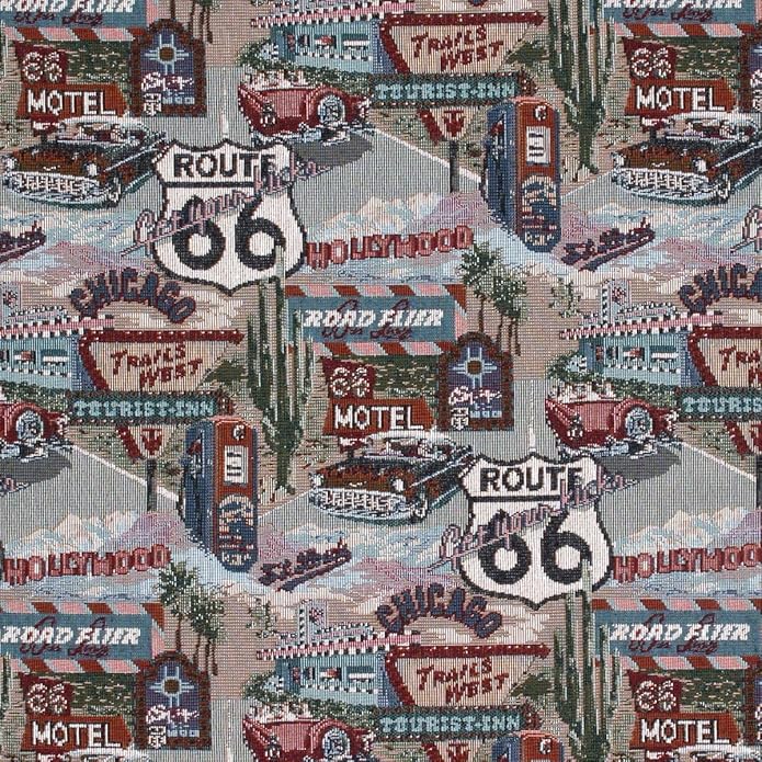 Danny K. Women's Tapestry Crossbody Cell Phone or Passport Purse, Handmade in USA