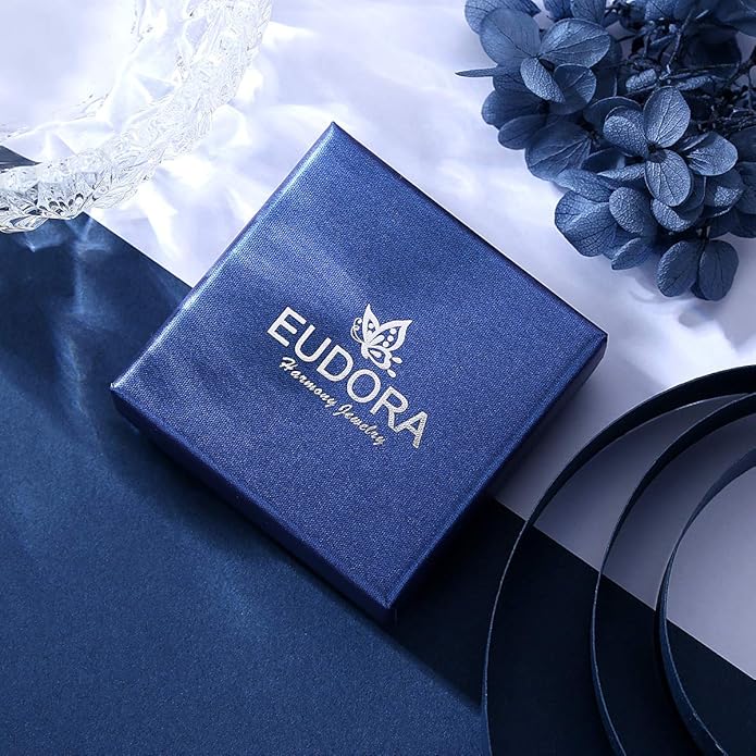 EUDORA Sterling Silver Urn Necklace for Ashes for Women Men, Ash Pendant for Human Cat Dog Ashes, Necklace for Ashes of Loved One Dad Mom Papa Pet Cremation Souvenir Jewelry for Funeral, 20inch