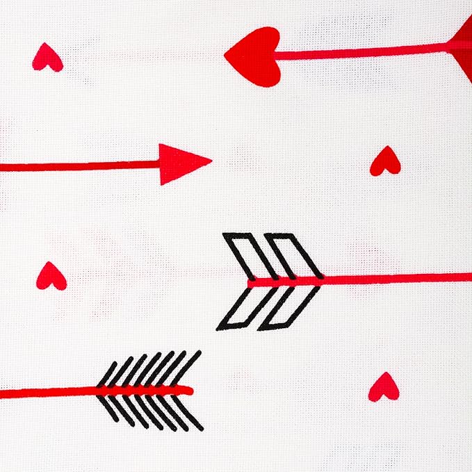 DII Valentine's Day Collection Kitchen, Dishtowel Set, 18X28, Arrow Collage, 2 Piece