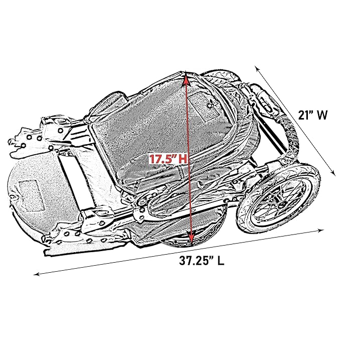 Pet Gear No-Zip Jogger Pet Stroller for Cats/Dogs, Zipperless Entry, Airless Tires, Easy One-Hand Fold, Cup Holder + Storage Basket, Hunter