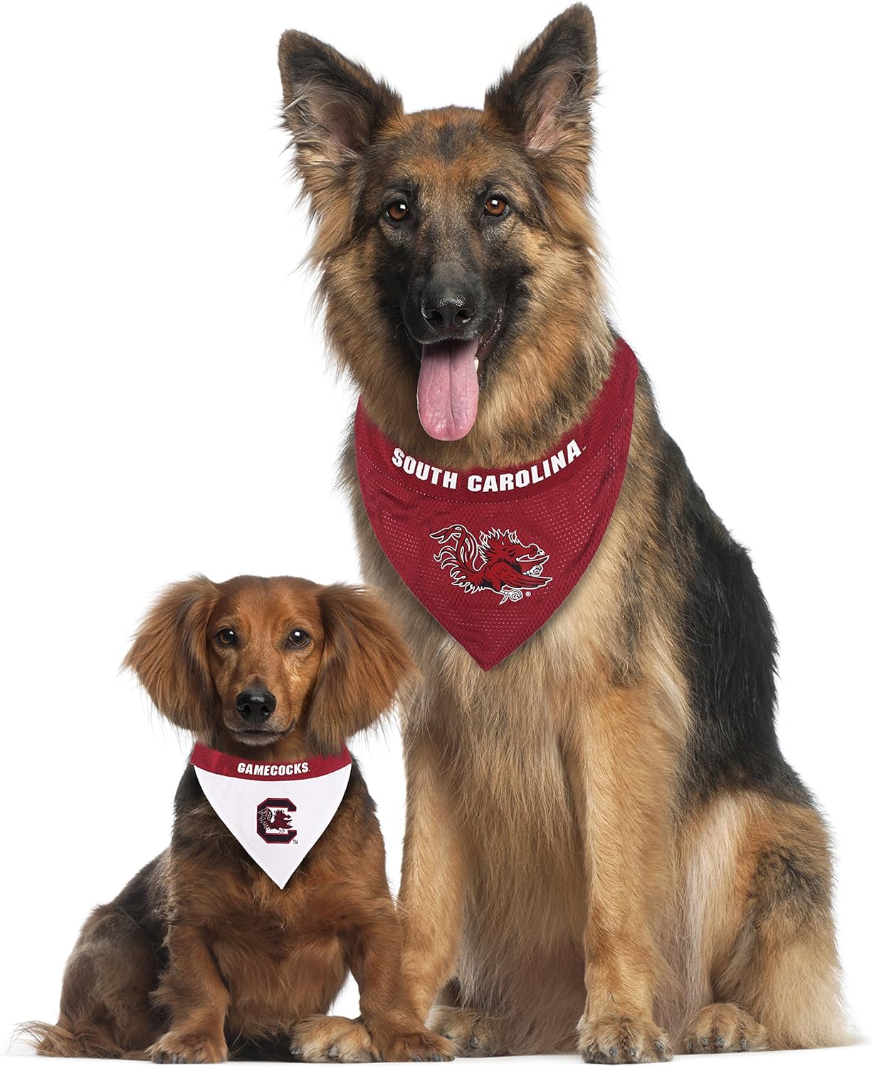 Pets First Collegiate Pet Accessories, Reversible Bandana, South Carolina Gamecocks, Small/Medium