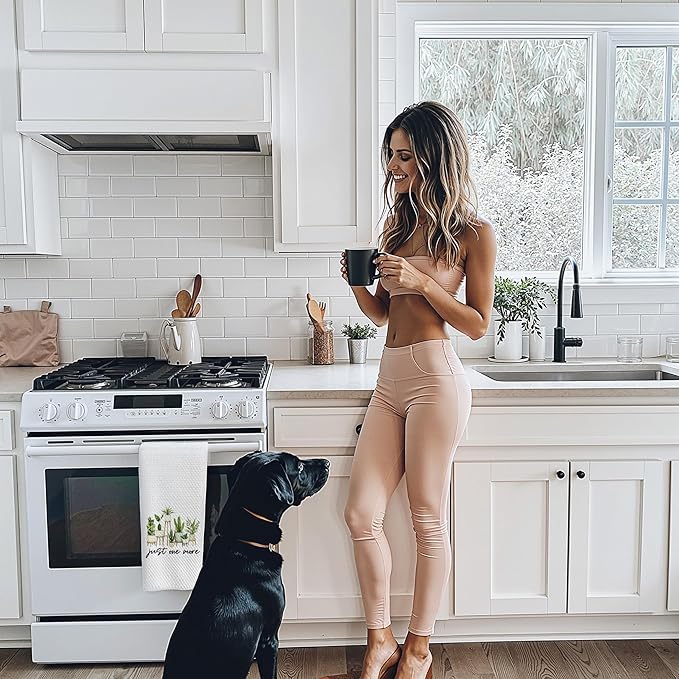 Plant Lover Gifts Kitchen Towels, Plat Mom Lady Gifts Dish Tea Towels for Kitchen Decor, Gardener Gift Hand Towels for Bathroom Decor, 16x24 Inch