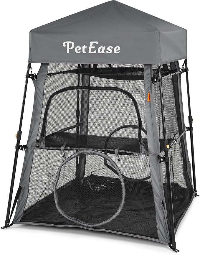 Cat Tower Tent,Outdoor Patio Cat Enclosures with Breathable Mesh,Indoor Playpen Portable Exercise Tent
