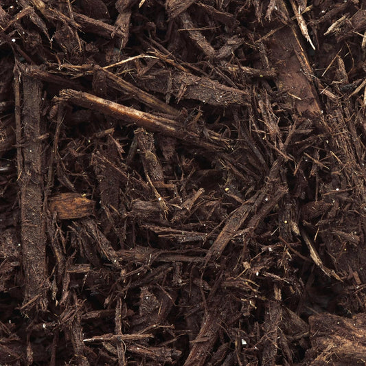 Premium Brown Wood Mulch for Landscaping, Gardens, Lawns, Potting Media, and Potted Plants (0.5 CF - 14 L - 15 QTS)