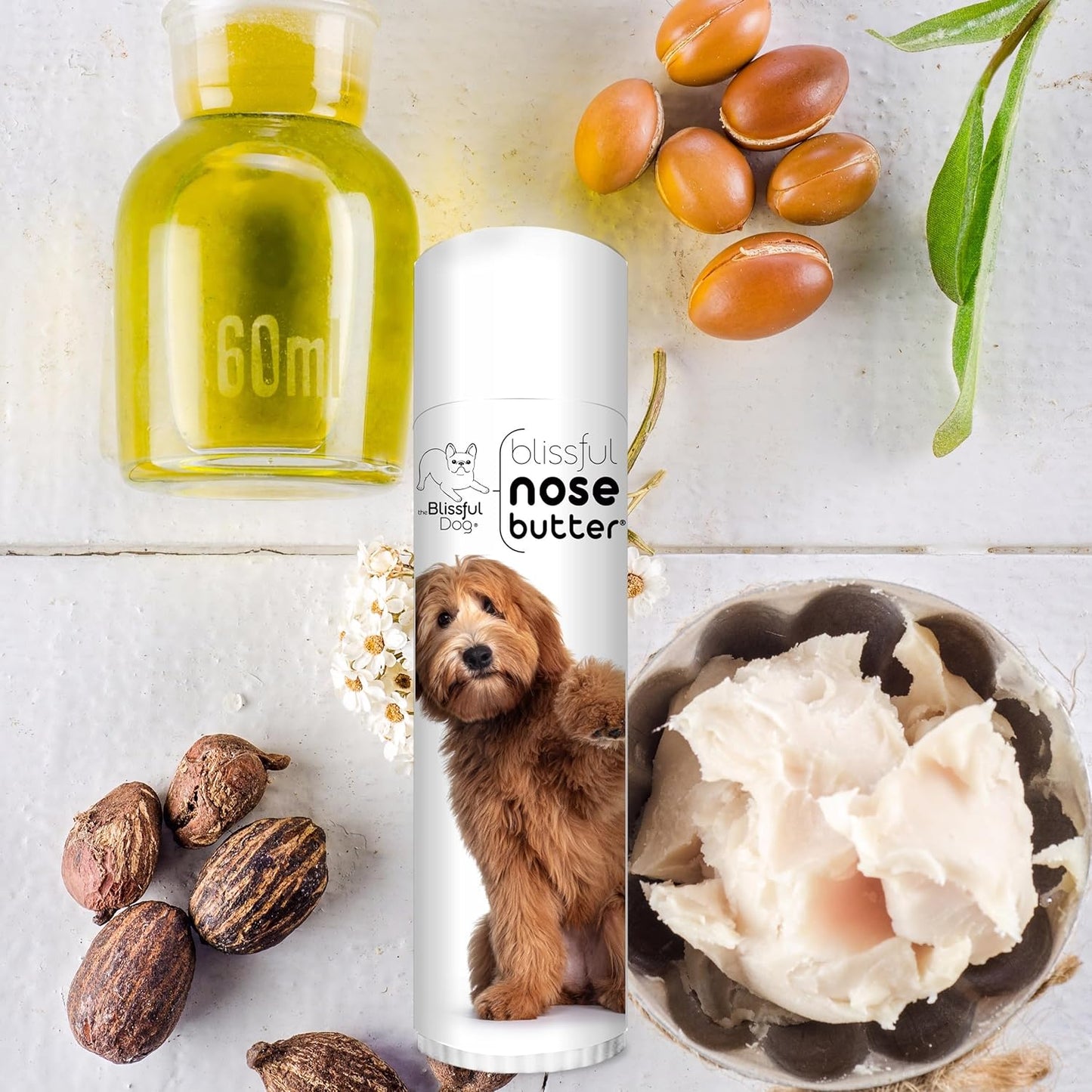 The Blissful Dog Labradoodle Unscented Nose Butter - Dog Nose Butter, 0.50 Ounce