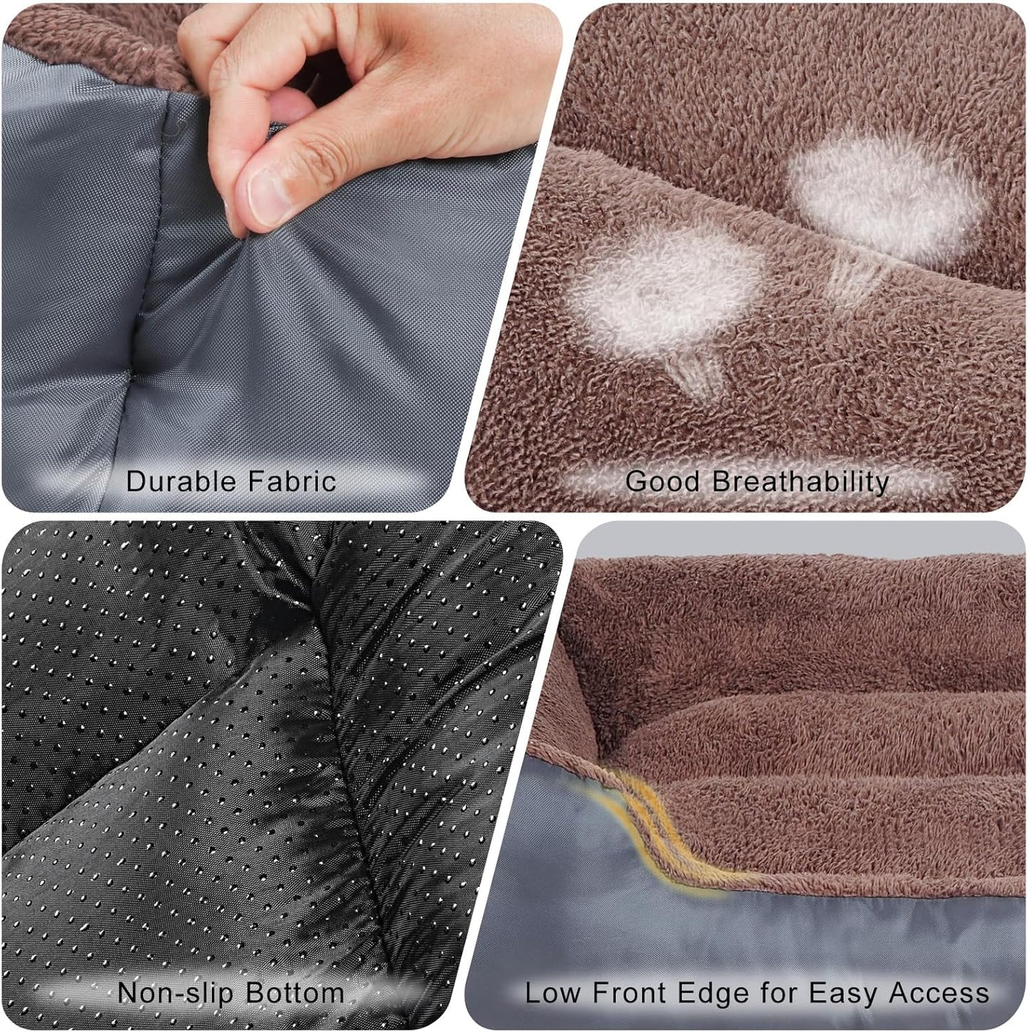 Dog Beds for Jumbo Dogs, Large Pet Beds Machine Washable, Soft Dog Sofa Bed with Non-Slip Bottom