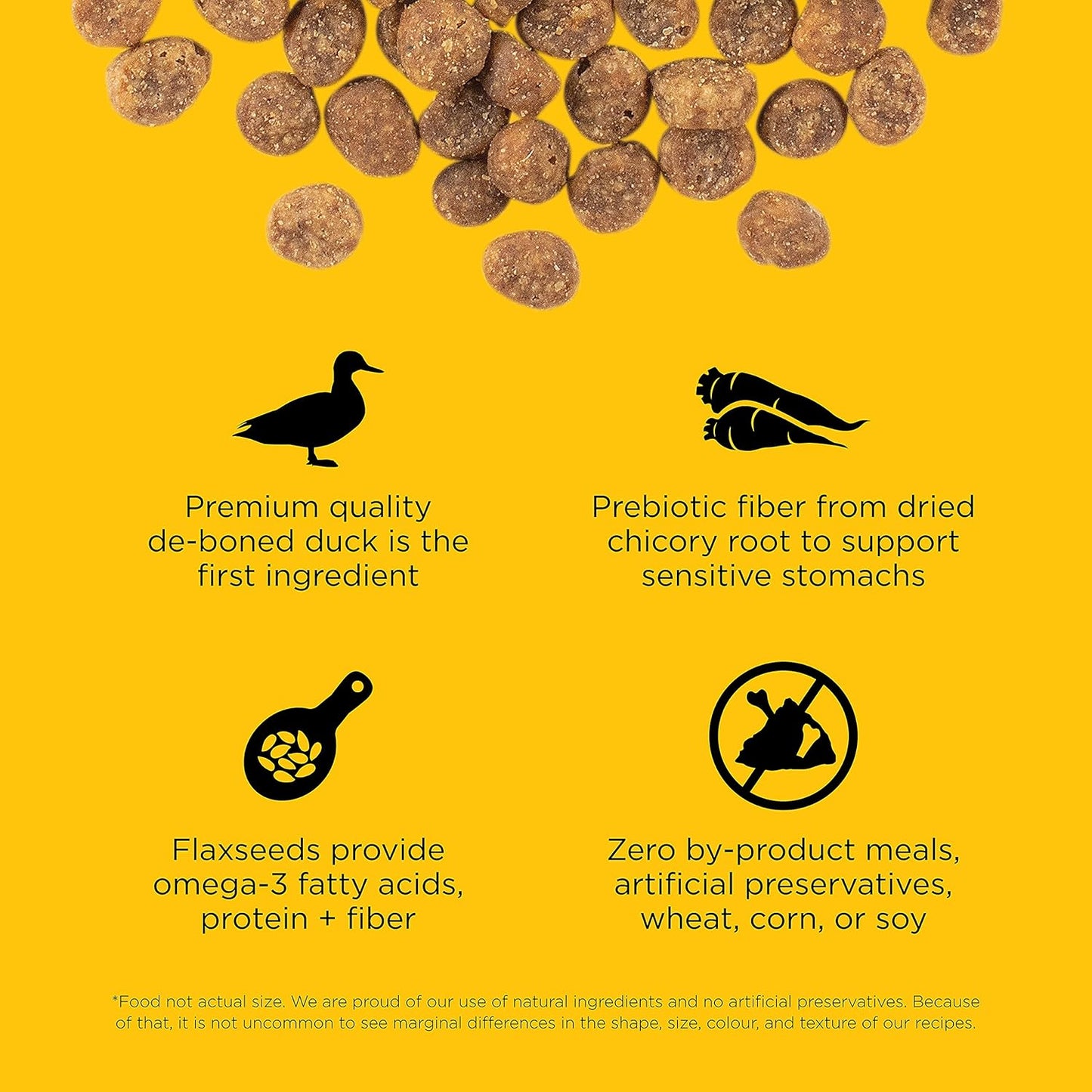 Go! Solutions Sensitivities Limited Ingredient, Grain-Free Dry Cat Food, Duck Recipe for Sensitive Stomach, 8 lb Bag