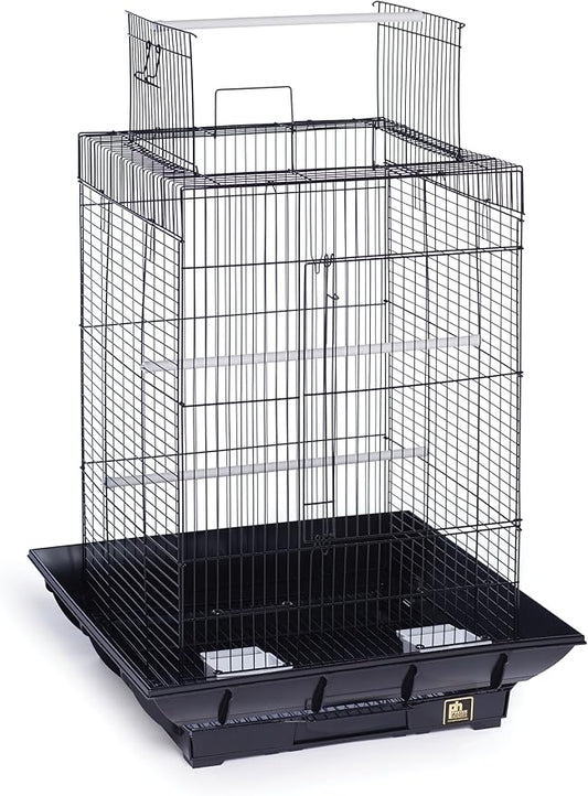 Prevue Hendryx SP851B/B Clean Life Play Top Cage, Black