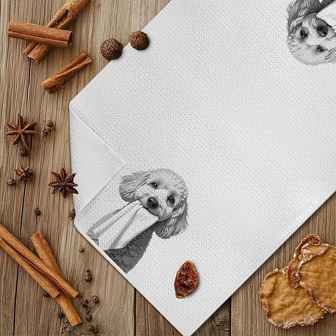 Funny Goldendoodle Dog Hand Towels, You Will Never Pee Alone Funny Bathroom Hand Towels, Goldendoodle Gifts, Dog Bathroom Decor, 16x24 Inches